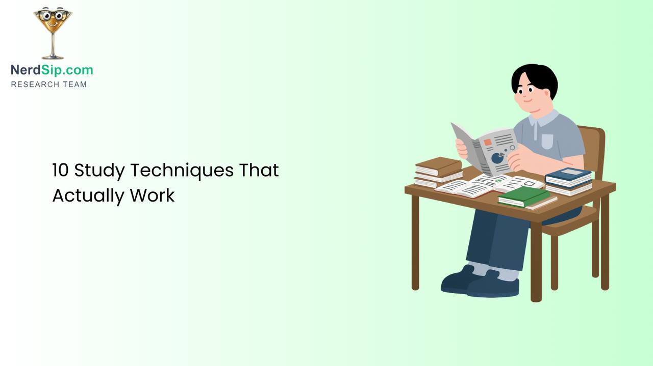 10 Study Techniques That Actually Work