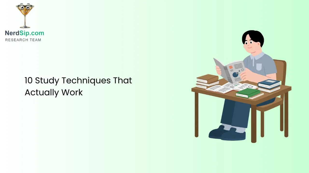 Student using flashcards and a notebook with active recall and spaced repetition techniques