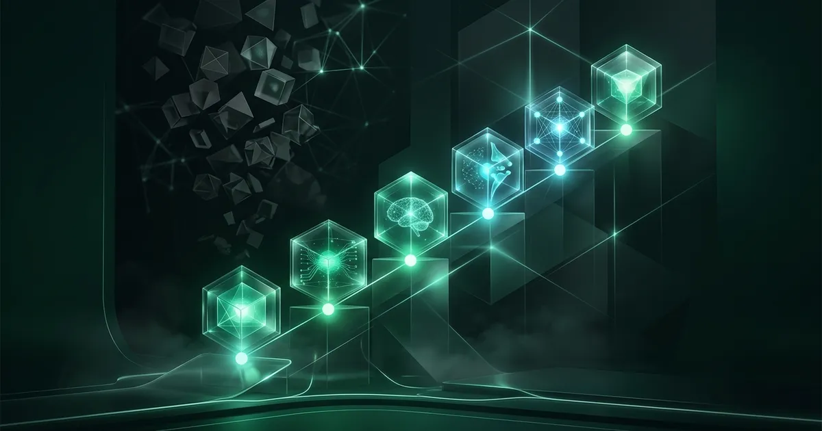 A smartphone screen split between mindless social media scrolling and a structured learning app, representing the choice between distraction and growth