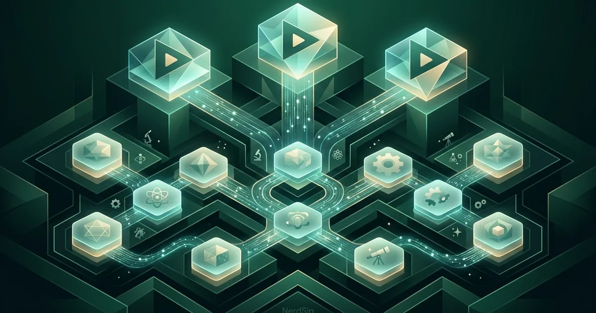 A content creator's screen showing science facts from various sources alongside a phone with TikTok, YouTube Shorts, and Instagram Reels icons