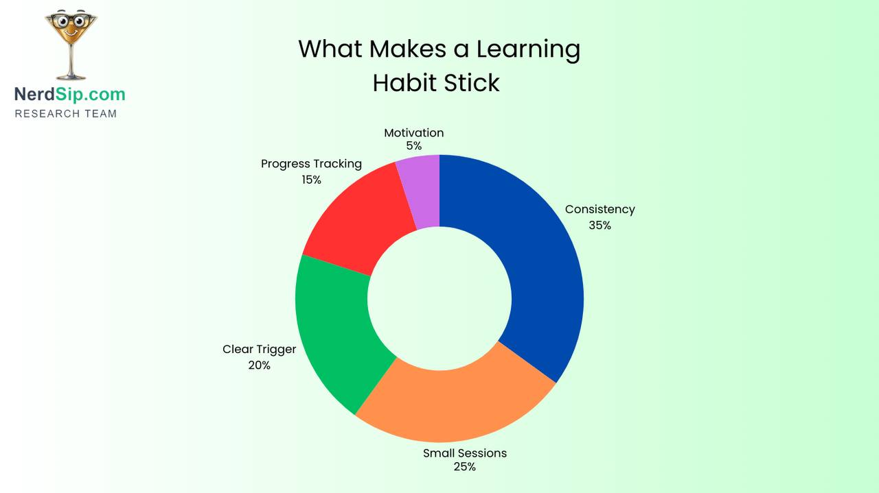 Learning habit progression timeline