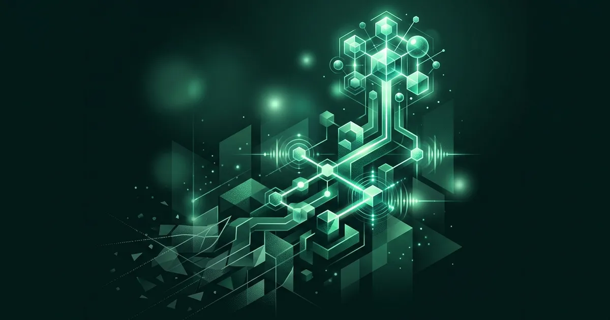 Abstract visualization of neural pathways strengthening through spaced repetition and active recall