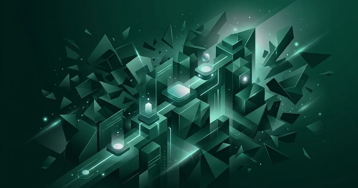 Person calmly reading on a tablet surrounded by floating AI icons, representing focused learning without overwhelm