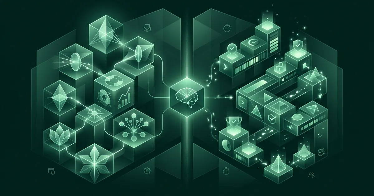 Side-by-side comparison of NerdSip and Imprint visual learning app interfaces on mobile screens