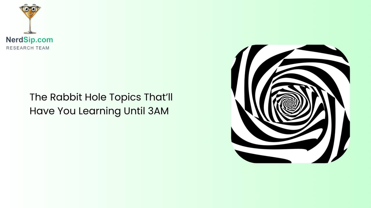 Person deep in a rabbit hole of fascinating learning topics, clock showing 3AM in the background