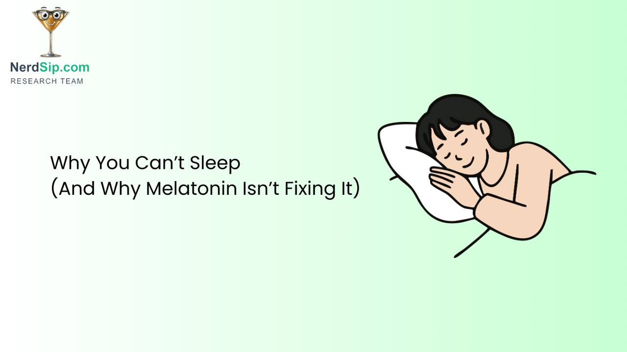 Person lying awake at night struggling to sleep