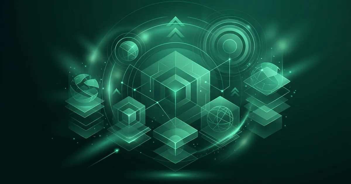 A person glancing at a phone with a curiosity spark, surrounded by small icons representing science, psychology, money, and social skills