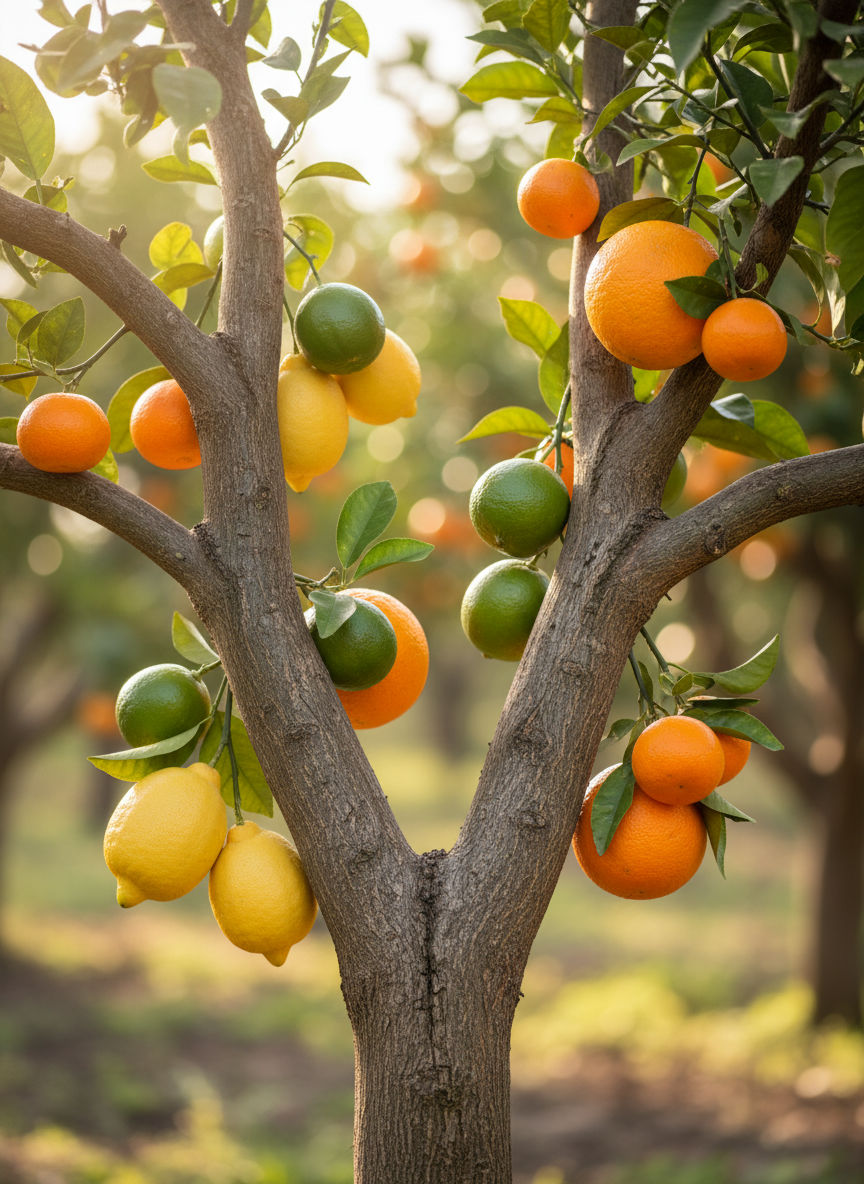 Der Obstsalat-Baum: Das Zitrus-Wunder