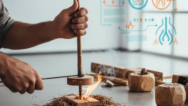 Fire Without Matches: Friction Art