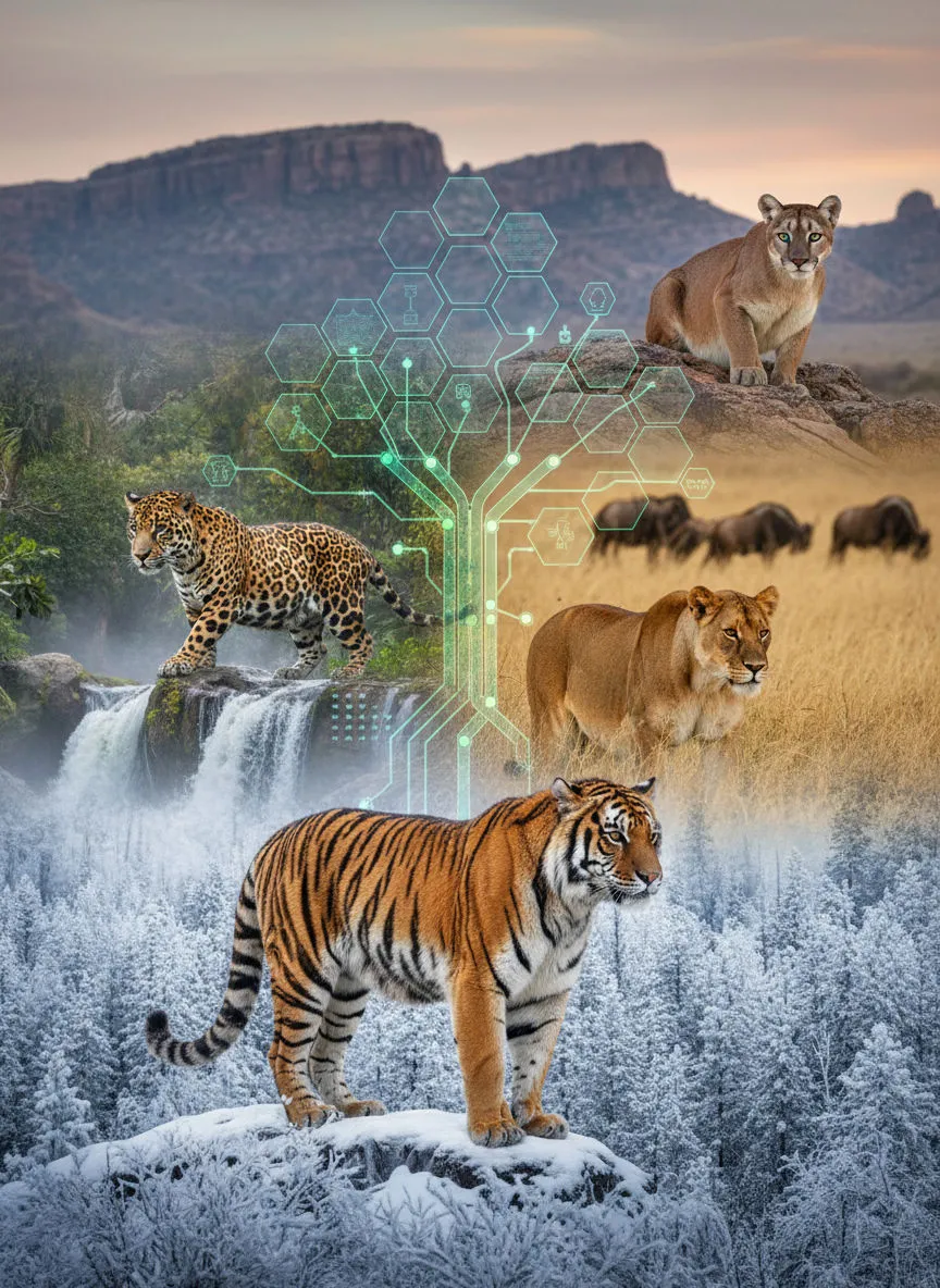 Giganten der Wildnis: Die größten Raubkatzen