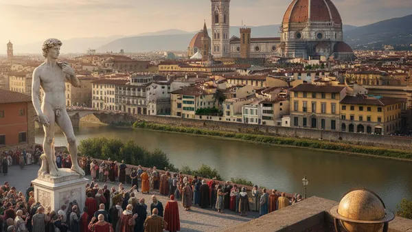 Gipfeltreffen der Titanen: Florenz 1504