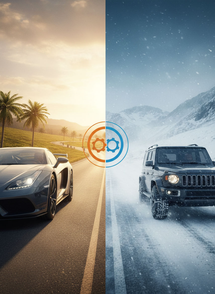 Grip Mastery: Summer vs. Winter Tires