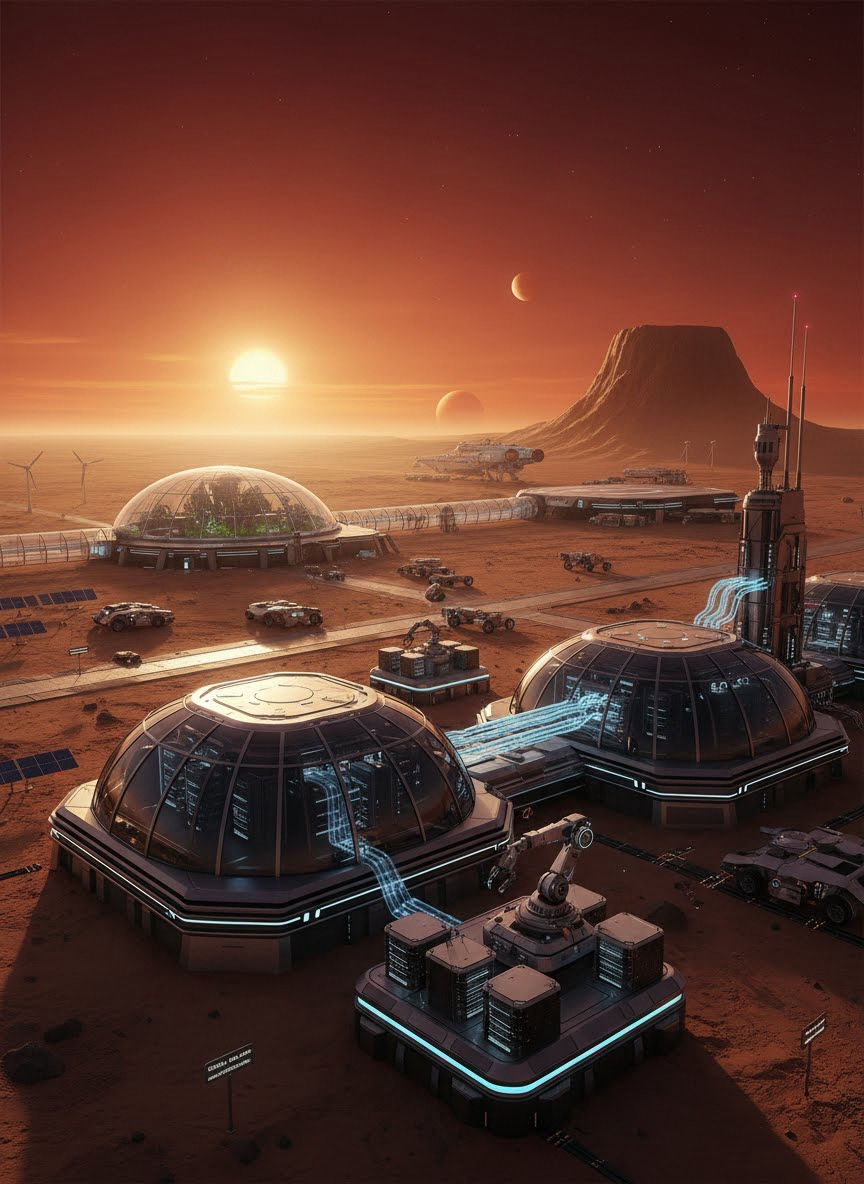Mars-Valley: Serverfarmen im All