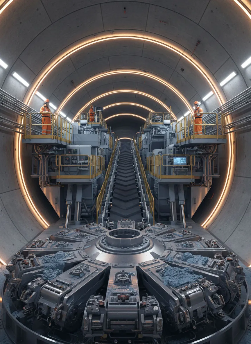 Mega-Maulwürfe: Die Technik der Tunnelbohrmaschinen