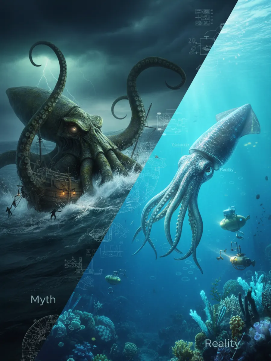 Mythos Kraken: Monster oder Tiefseeriese?