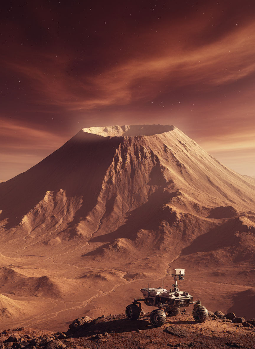 Olympus Mons: Der Mega-Vulkan des Sonnensystems