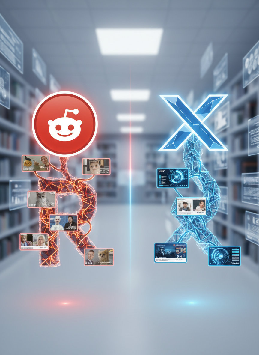 Platform Psychology: The Divergent Architectures of Reddit and X