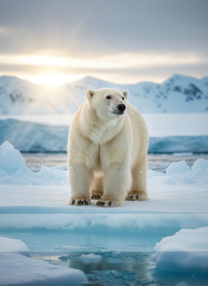 Polar Bear Physics: The White Coat Myth