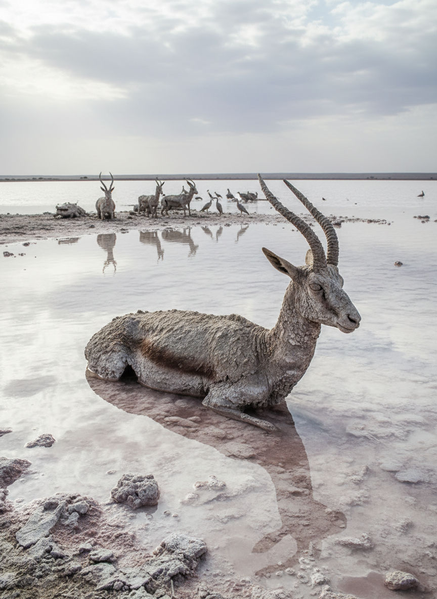 Rätsel Lake Natron: Der See, der versteinert
