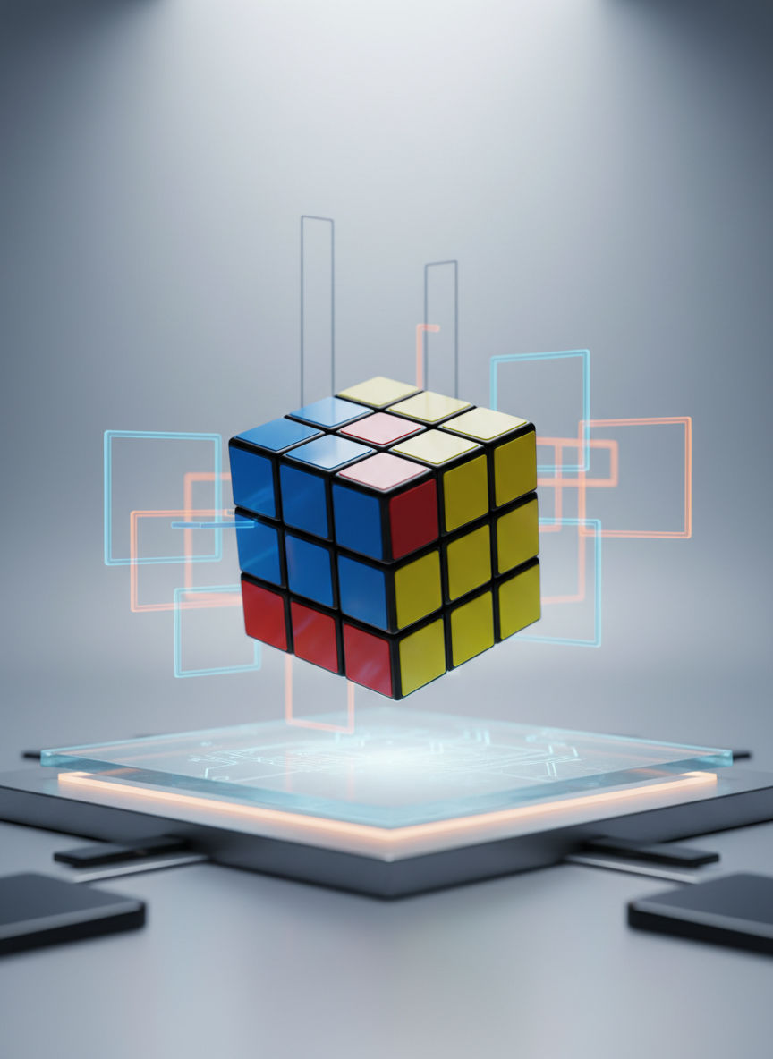 Rubik's Cube: From Scrambled to Solved