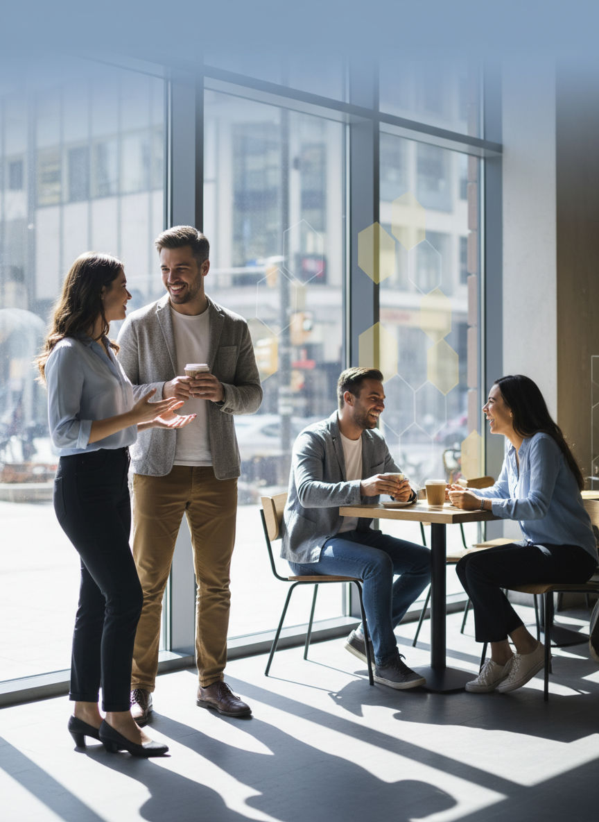 Small-Talk-Held: Sag Tschüss zur Stille