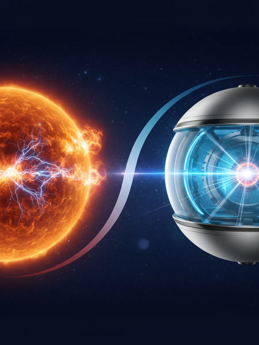 Star Power: Fusion in Space vs. The Lab