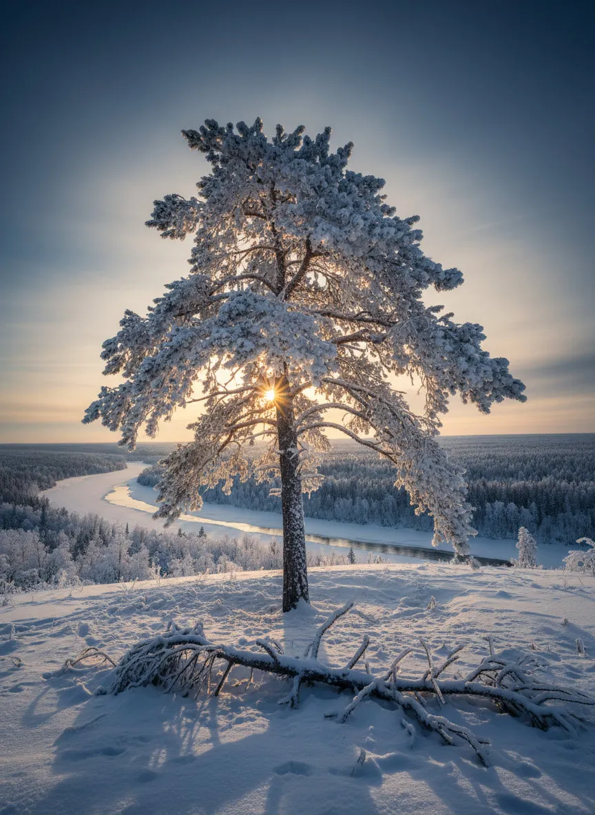 The Frozen Forest: How Pines Fight Ice Storms