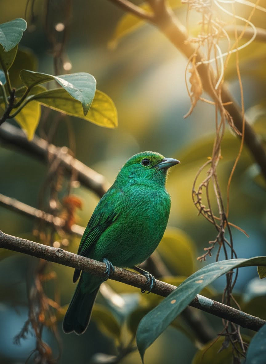 The Invisible Gem: Green Tanagers