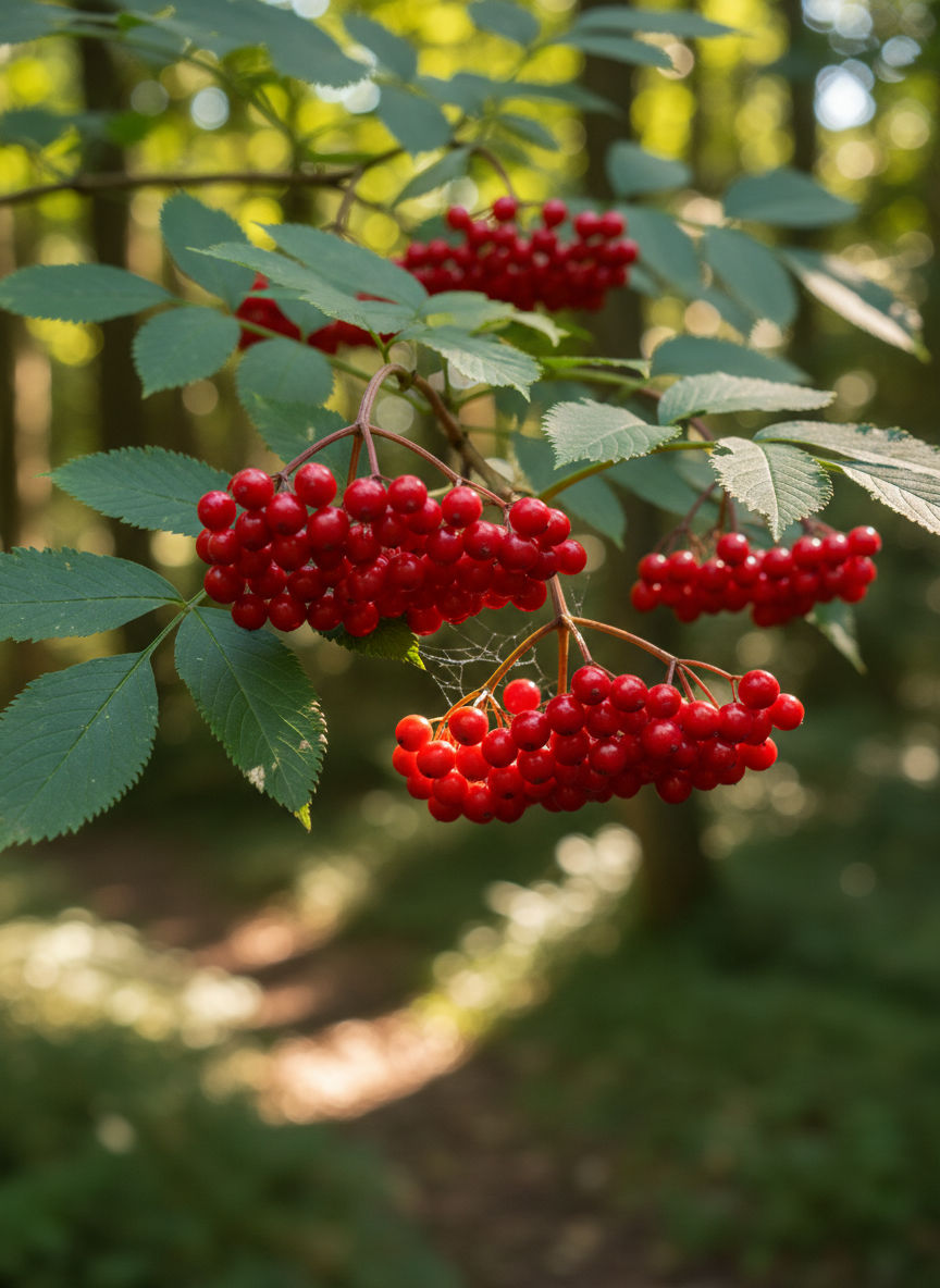 The Japanese Red Elder: Nature's Scarlet Shrub