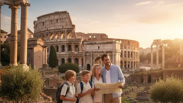 Veni, Vidi, Family: Rom an einem Tag