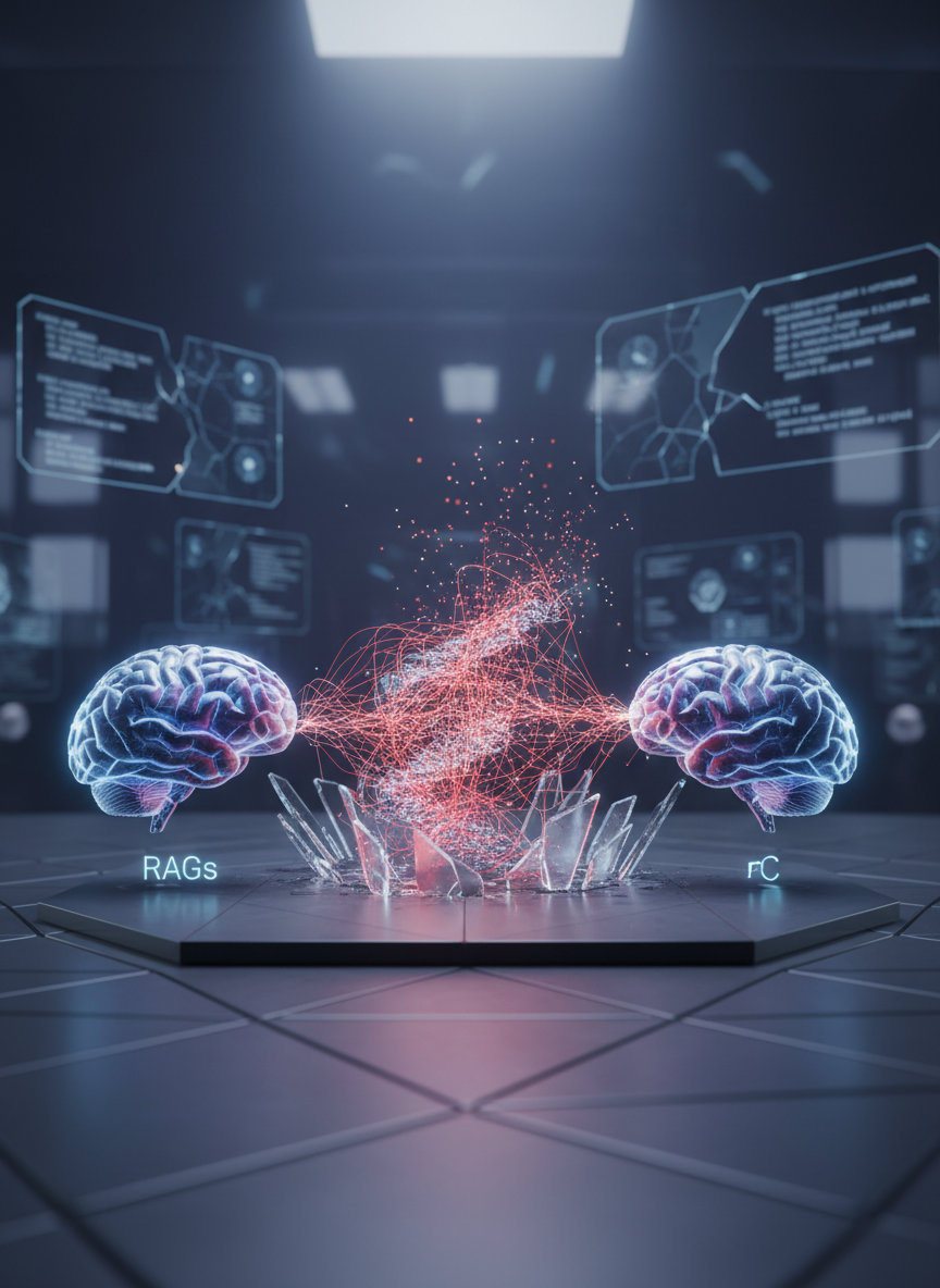 Why AI’s Cheat Sheet Fails: RAGs & Collapse