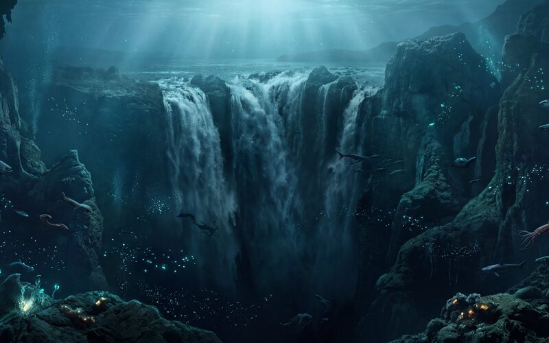 The Denmark Strait Cataract, the world's largest underwater waterfall